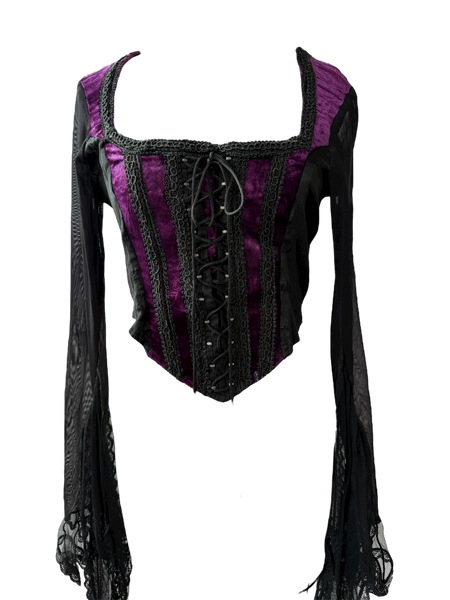 raven corset top