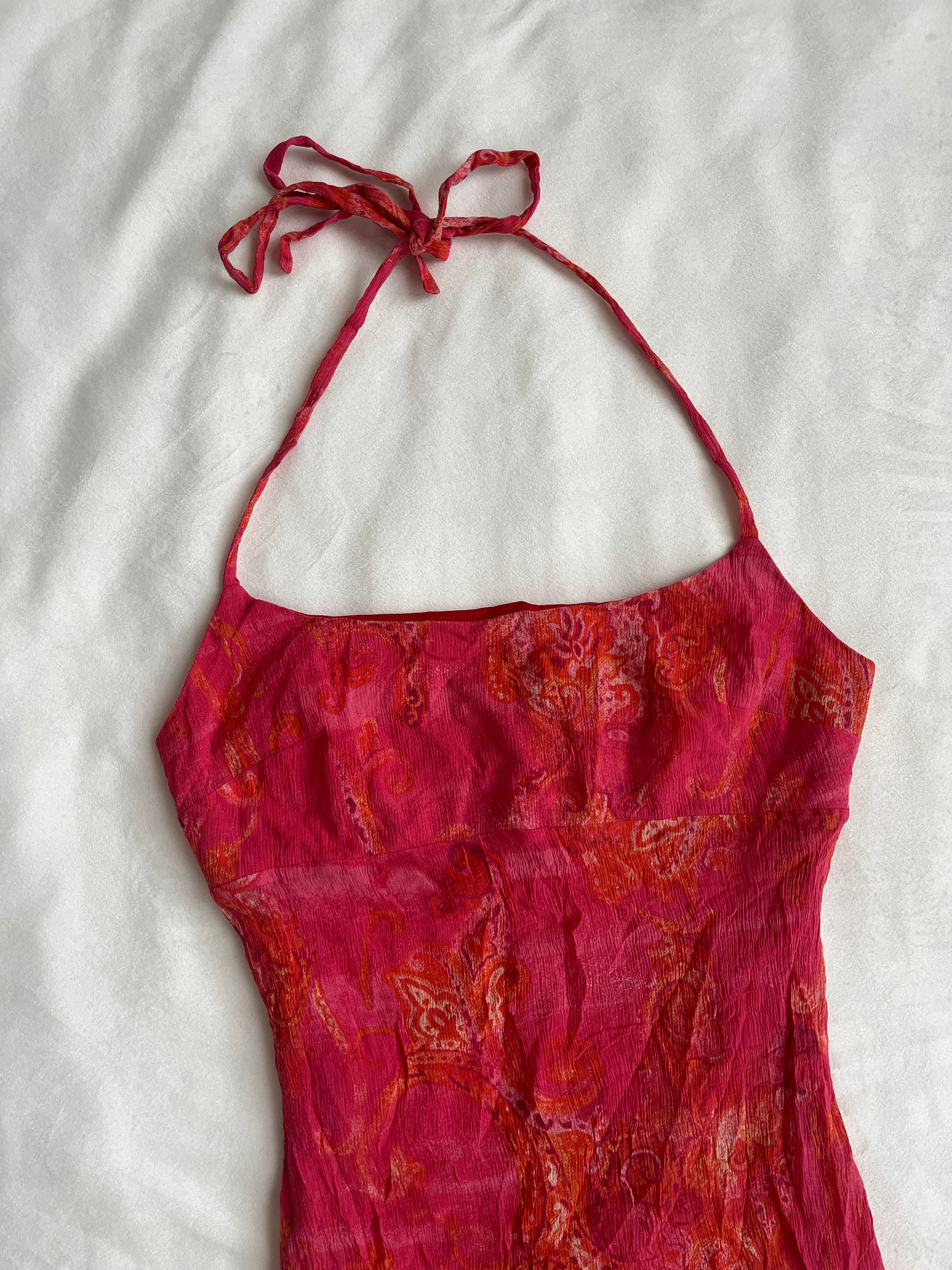 sunset halter