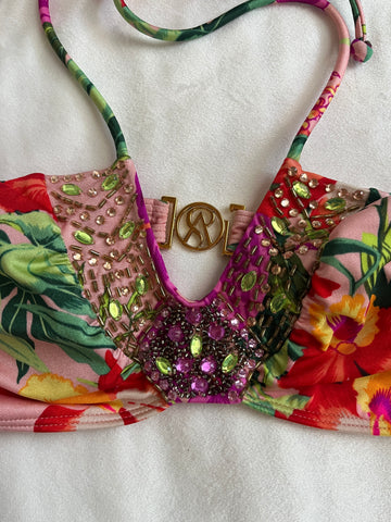 beaded bikini top 🌴
