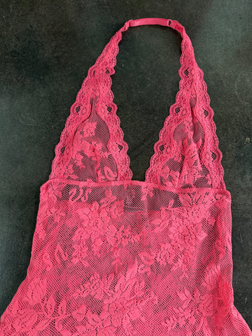 pink lace mini