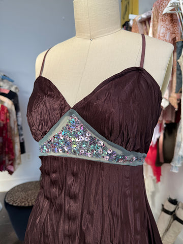 mermaid tie back top