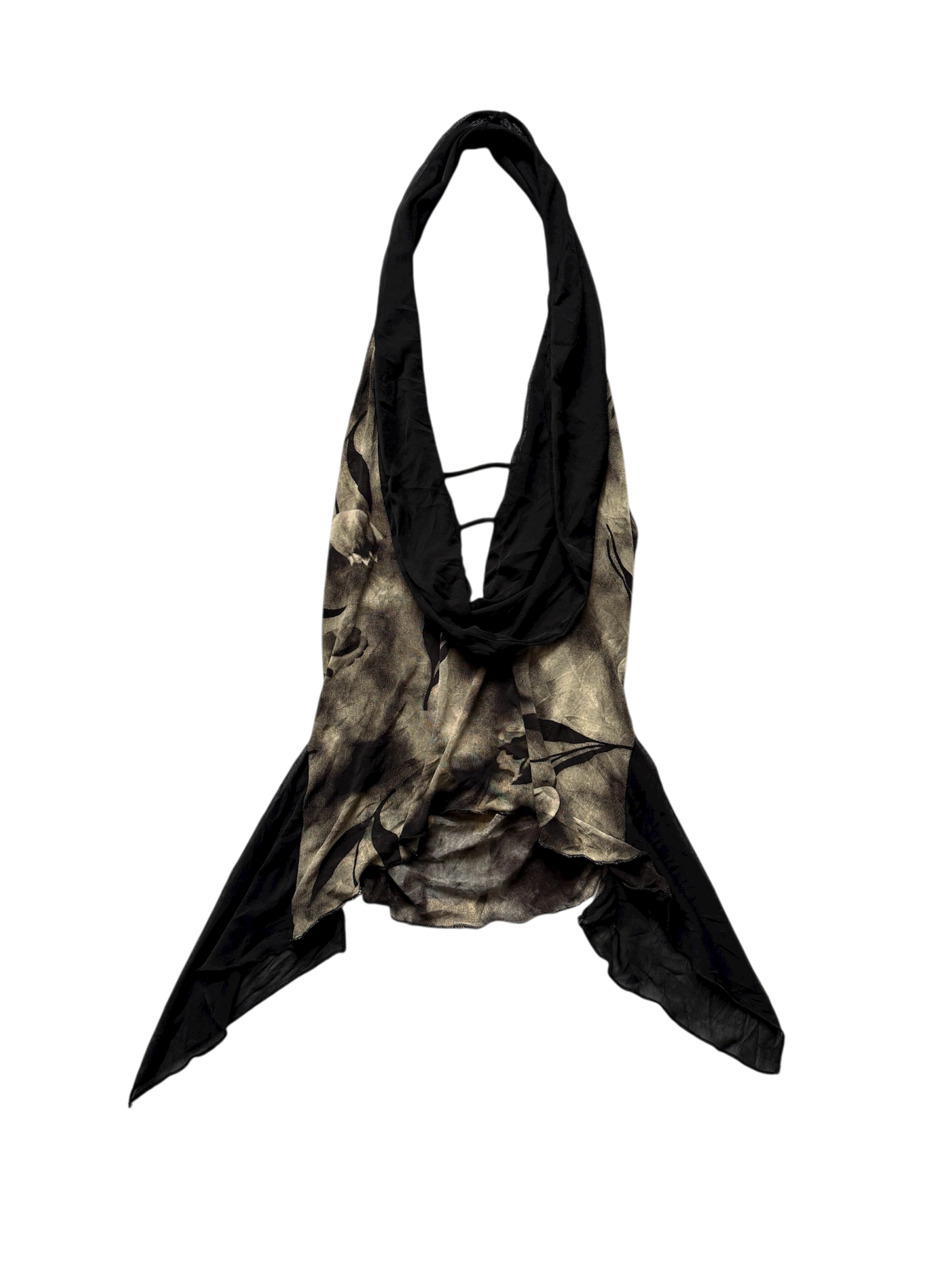 fairy cowl neck halter🖤