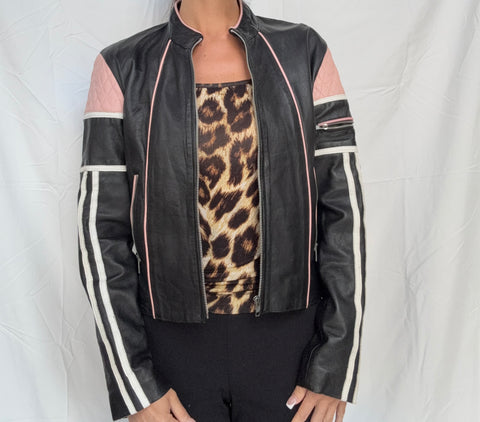 genuine leather motorcycle jacket