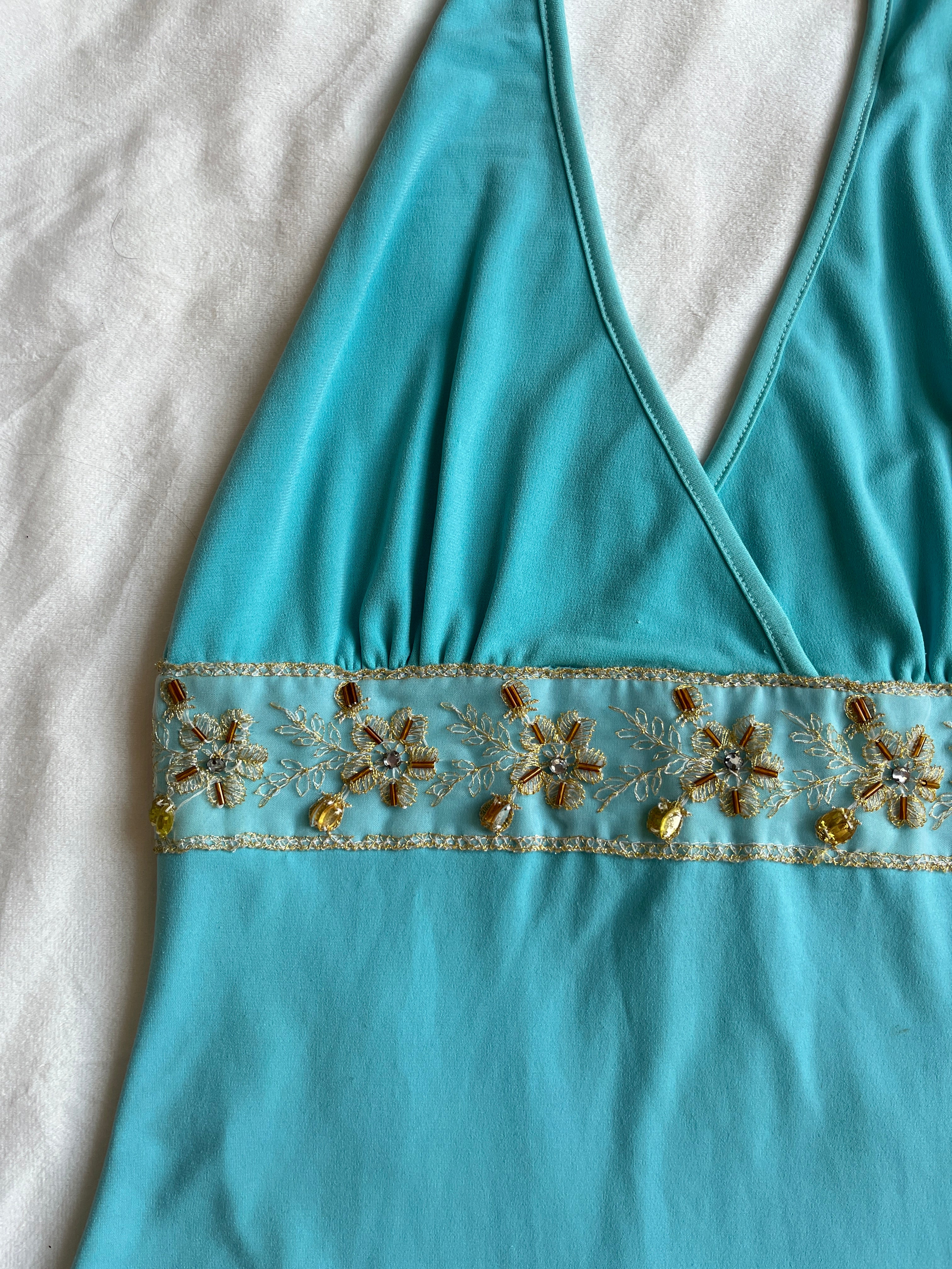 mermaid halter🩵