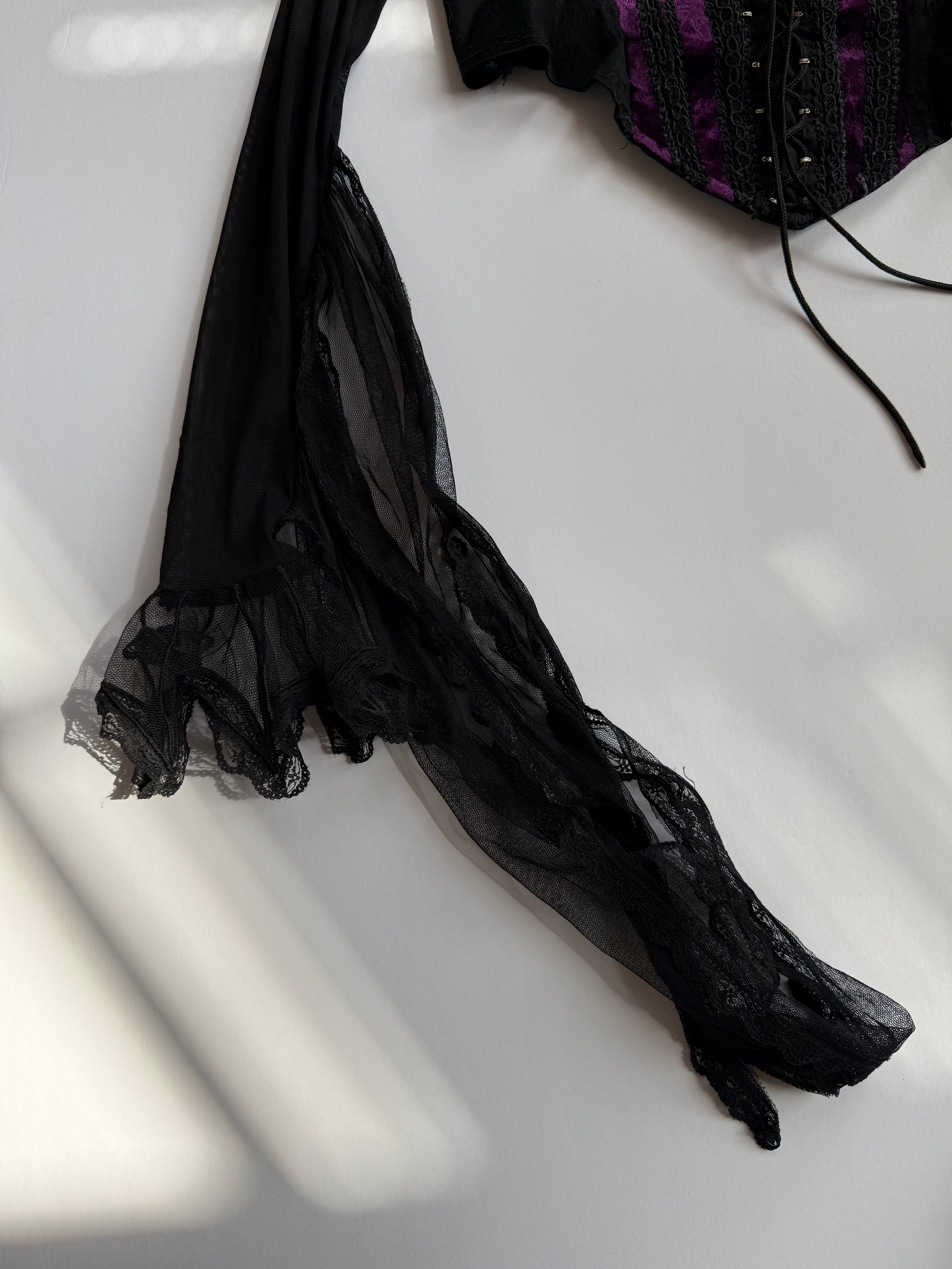 raven corset top