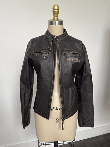 guess leather jacket