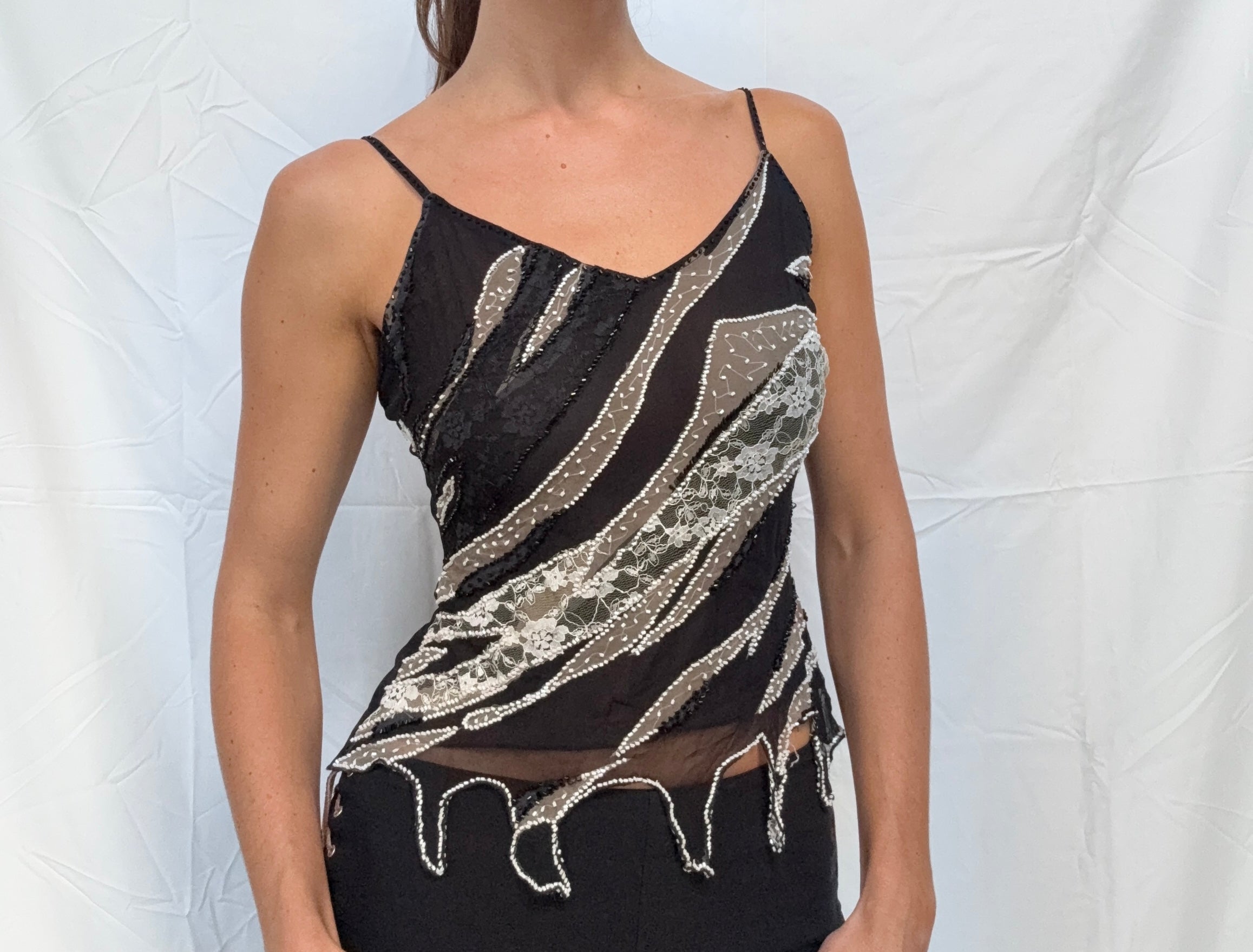 beaded cache top
