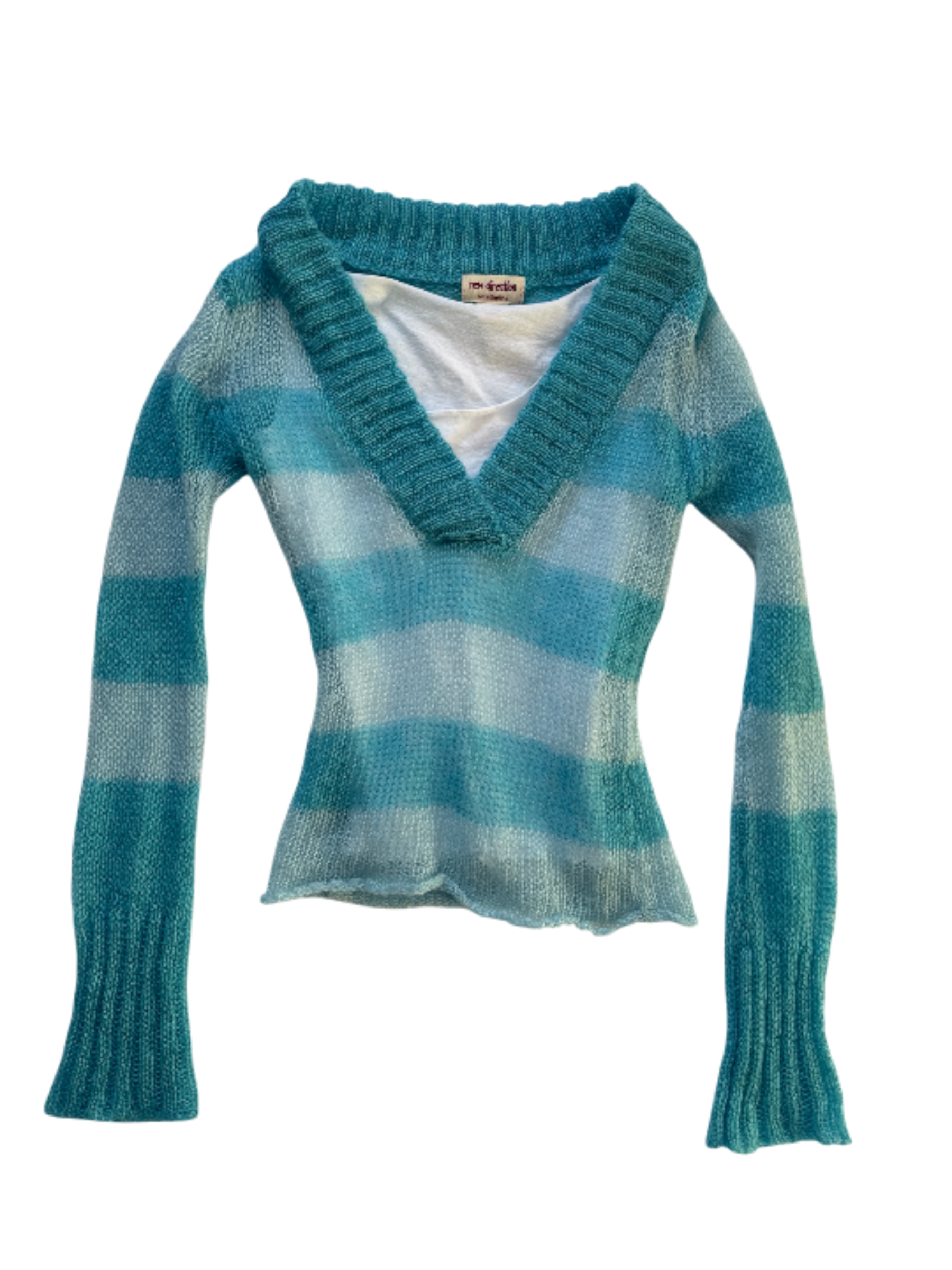 striped mohair sweater🩵