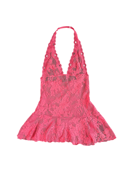 pink lace mini