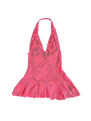 pink lace mini