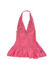 pink lace mini