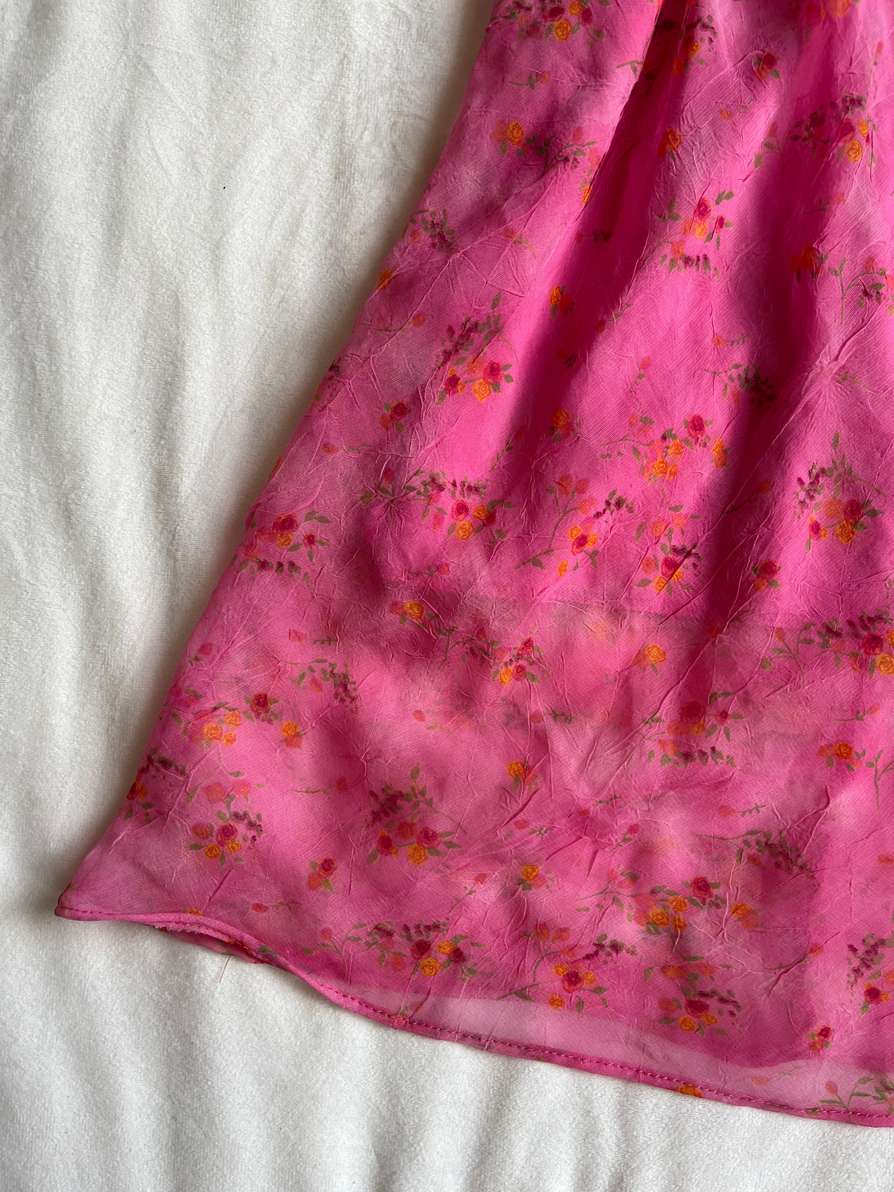 flirty floral dress