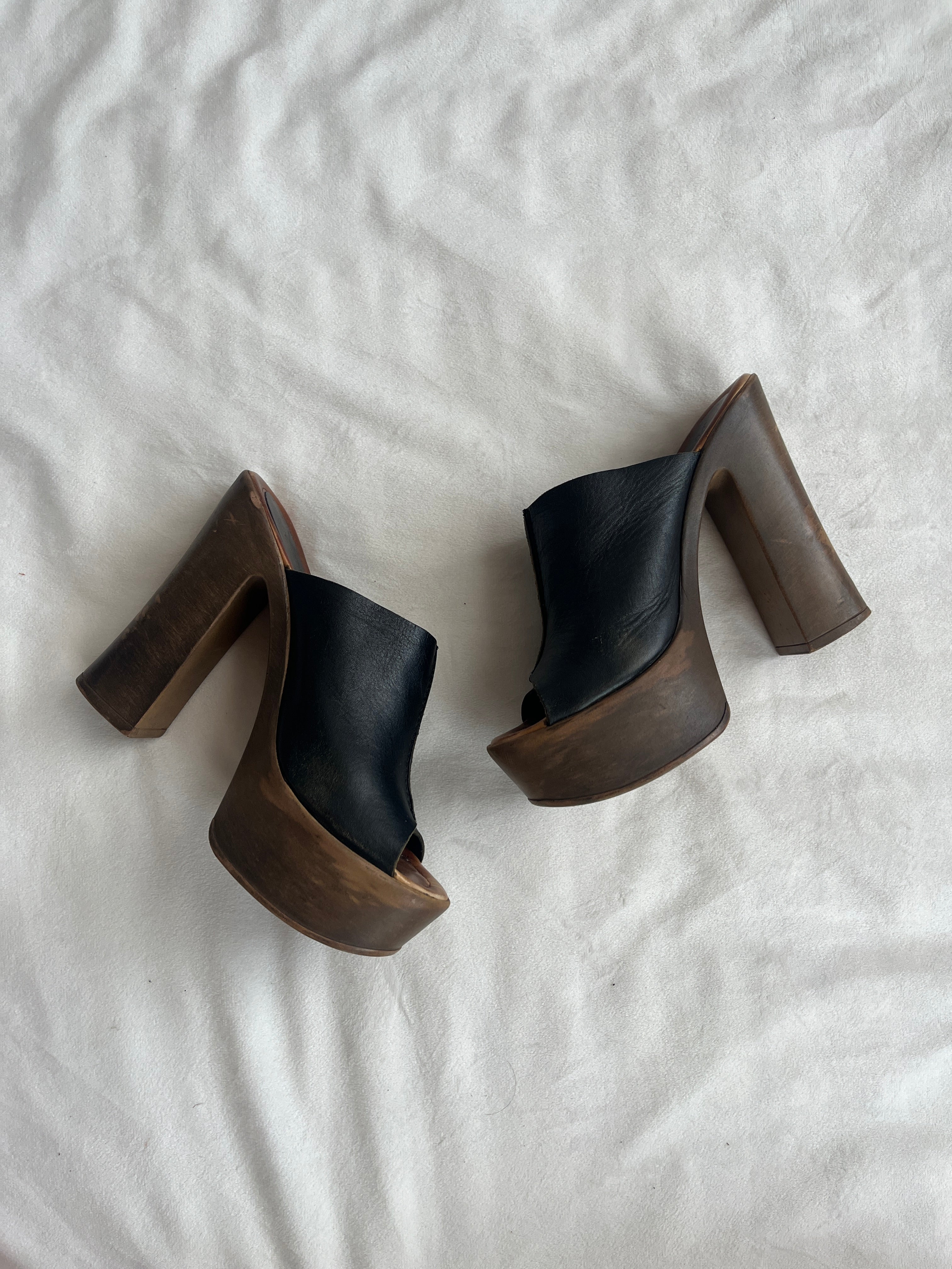 leather heels