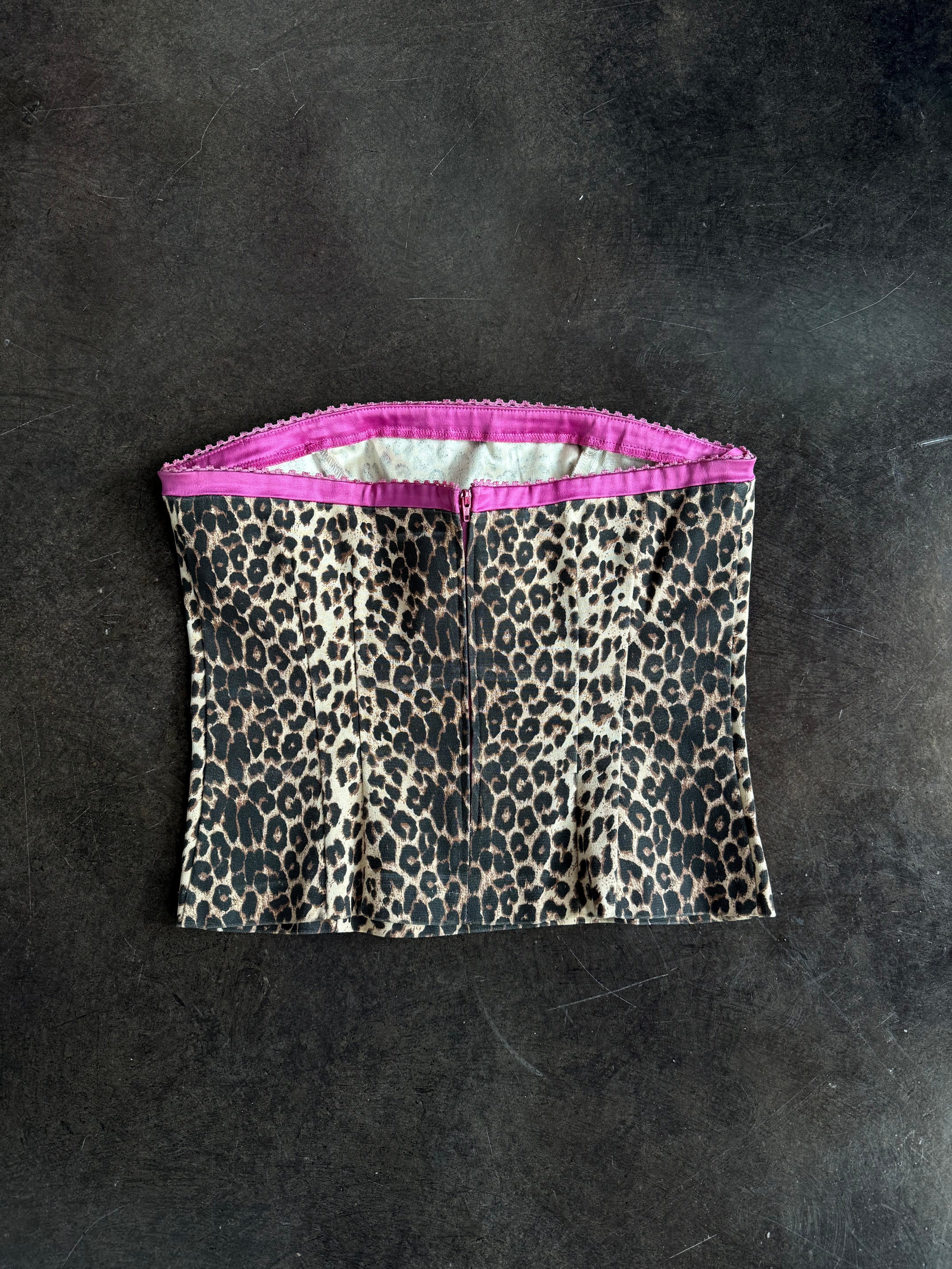 cheetah tube top