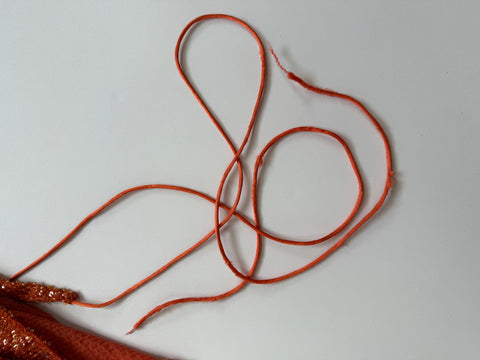 orange beaded halter🧡