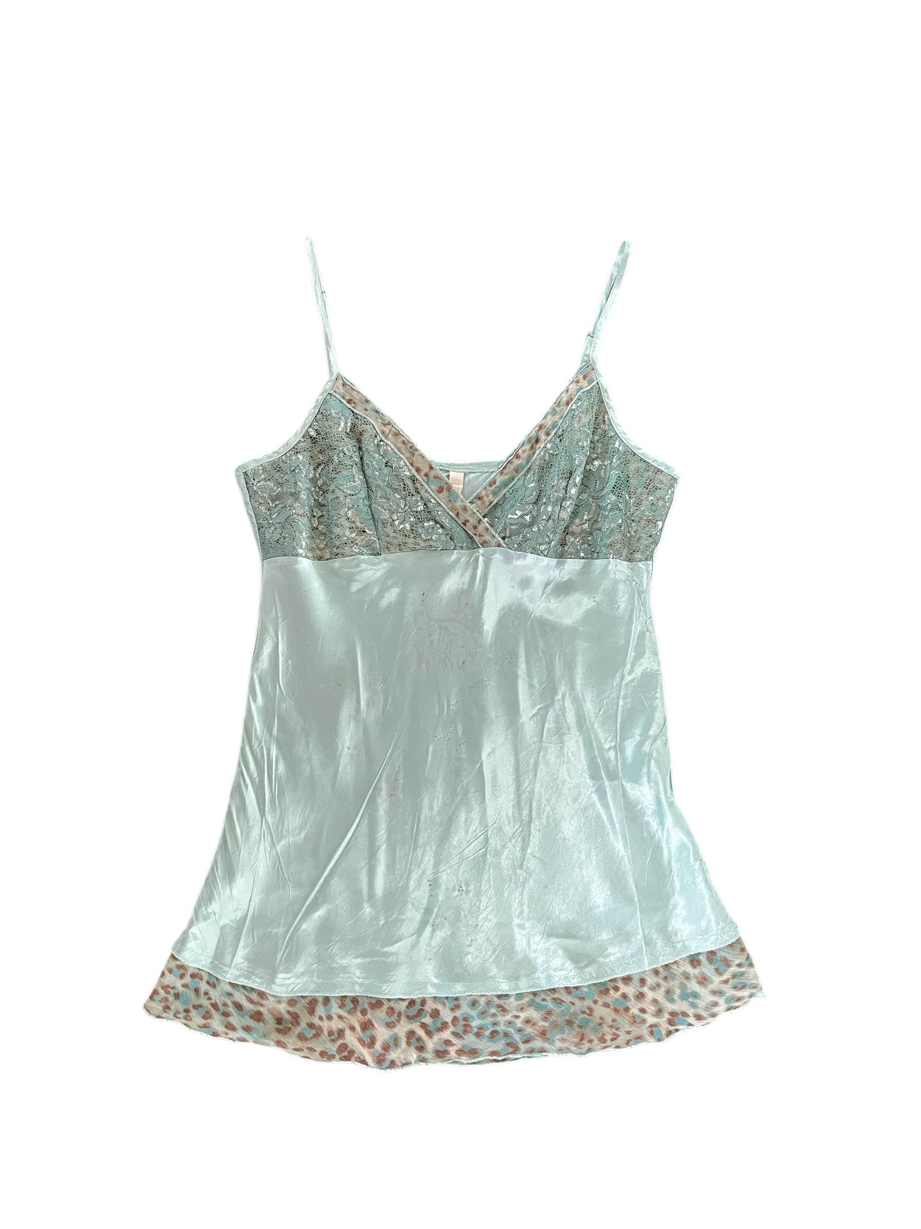 teal cheetah cami