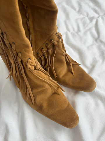 fringe boots