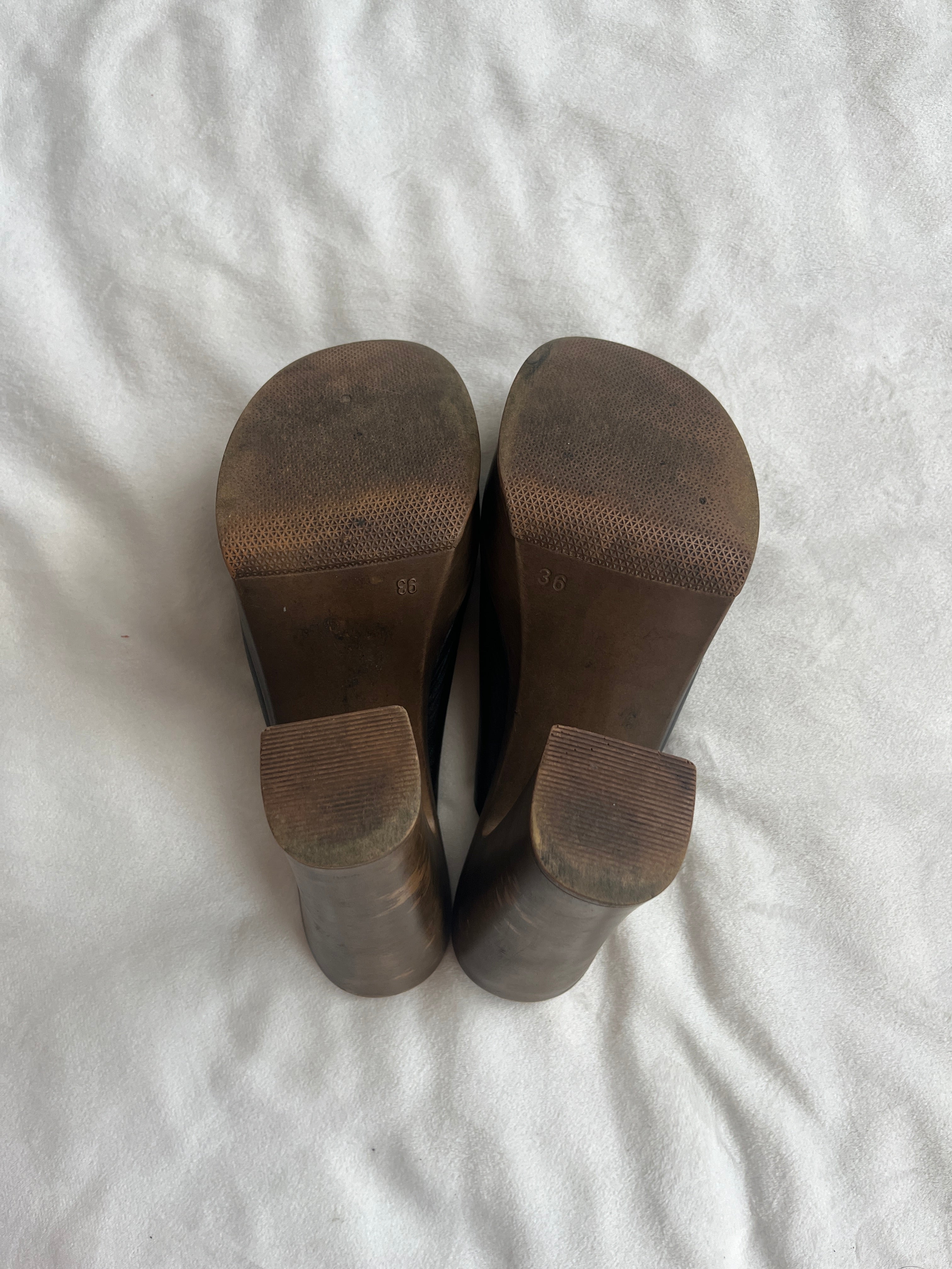 leather heels