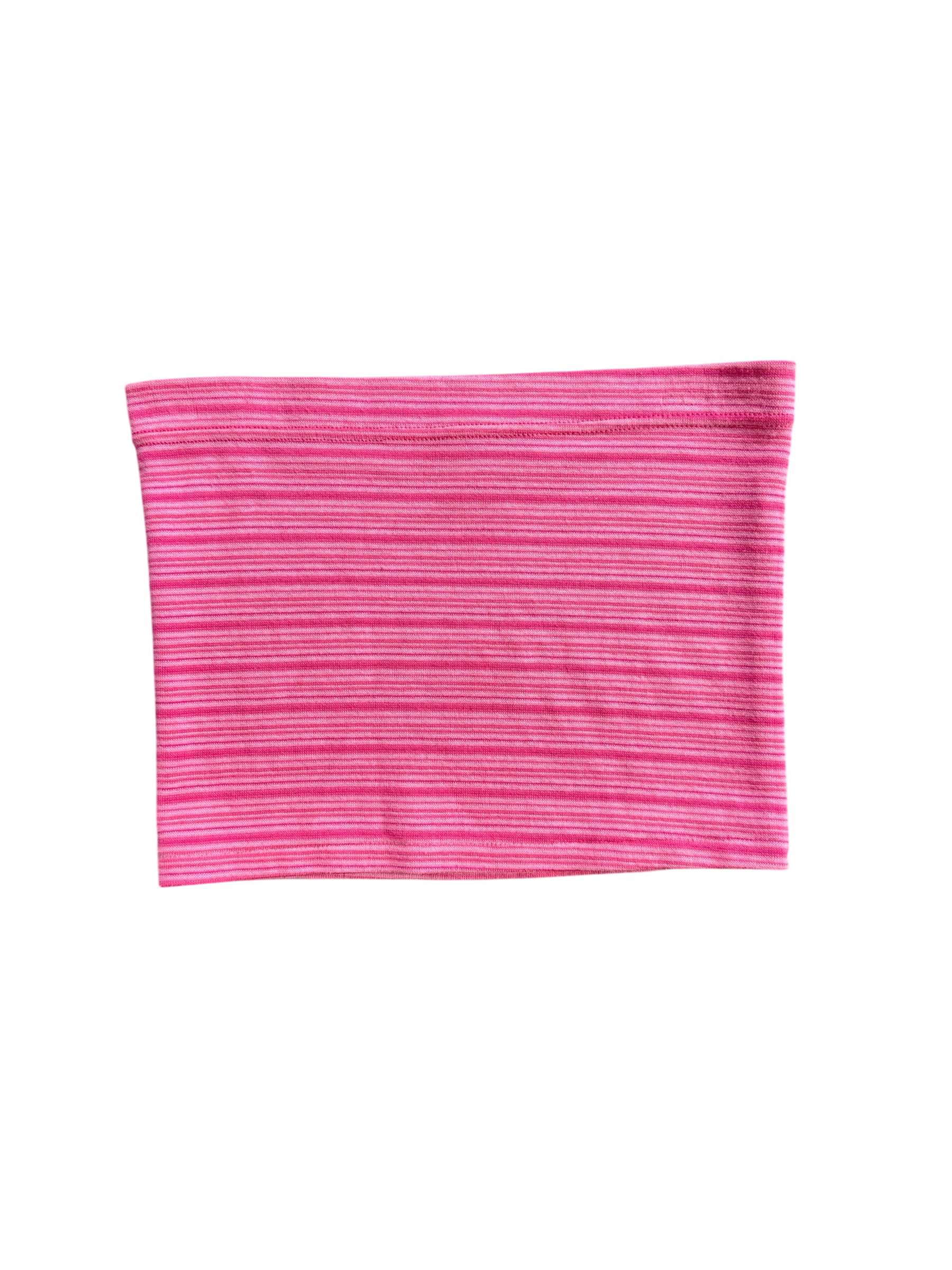 pink striped tube top