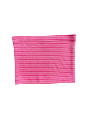 pink striped tube top