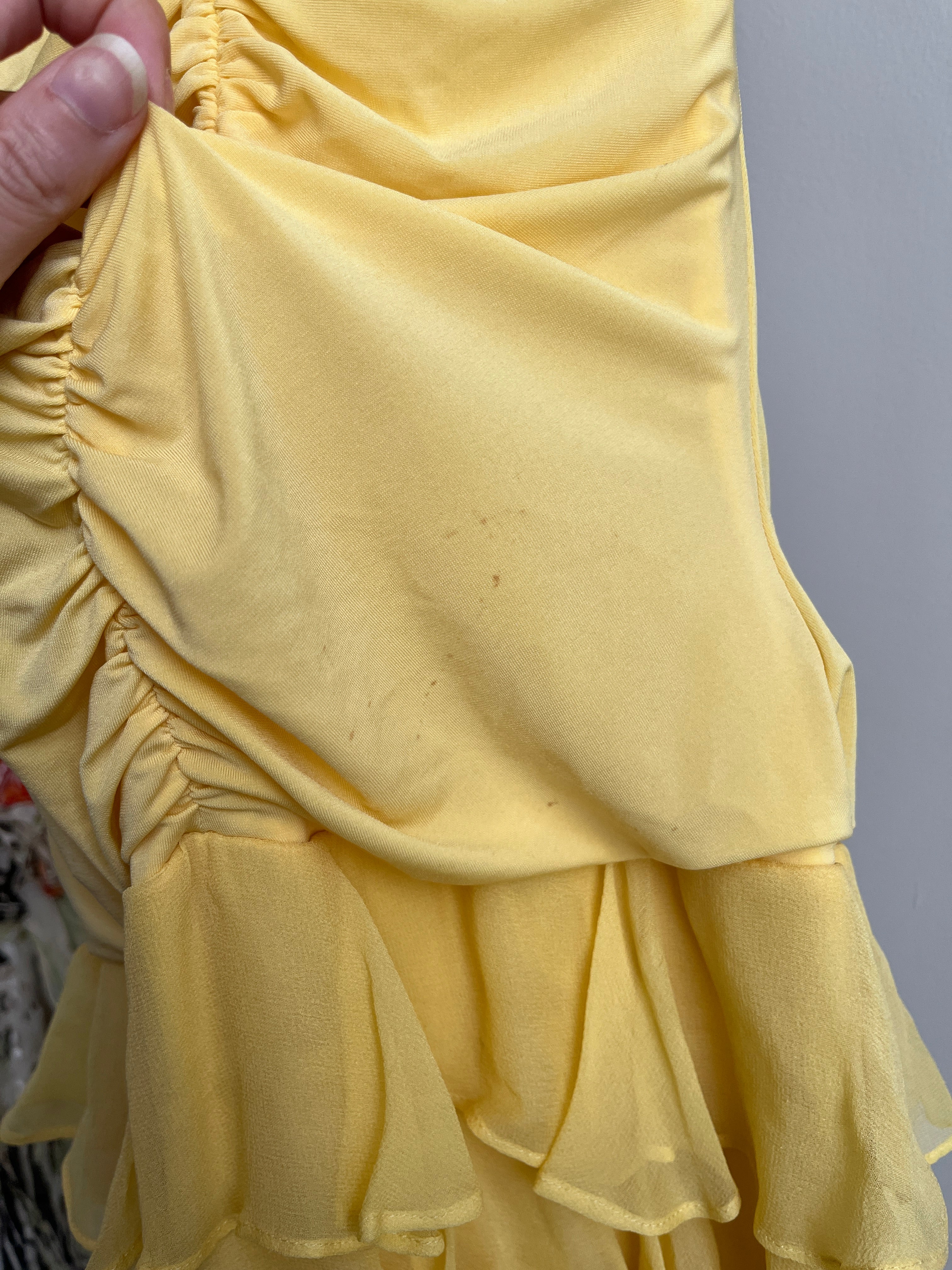lemon drop halter dress