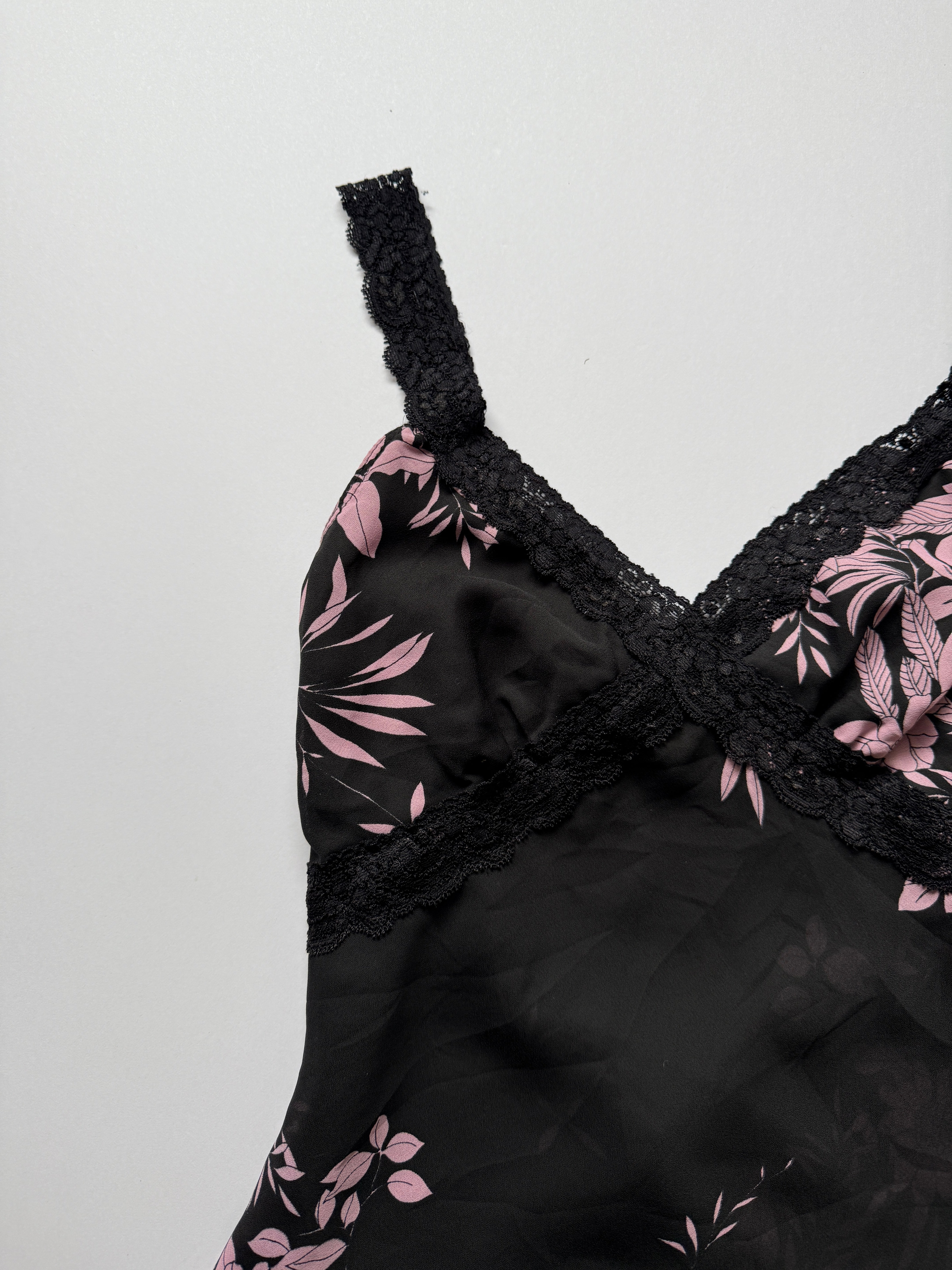 black floral tie back