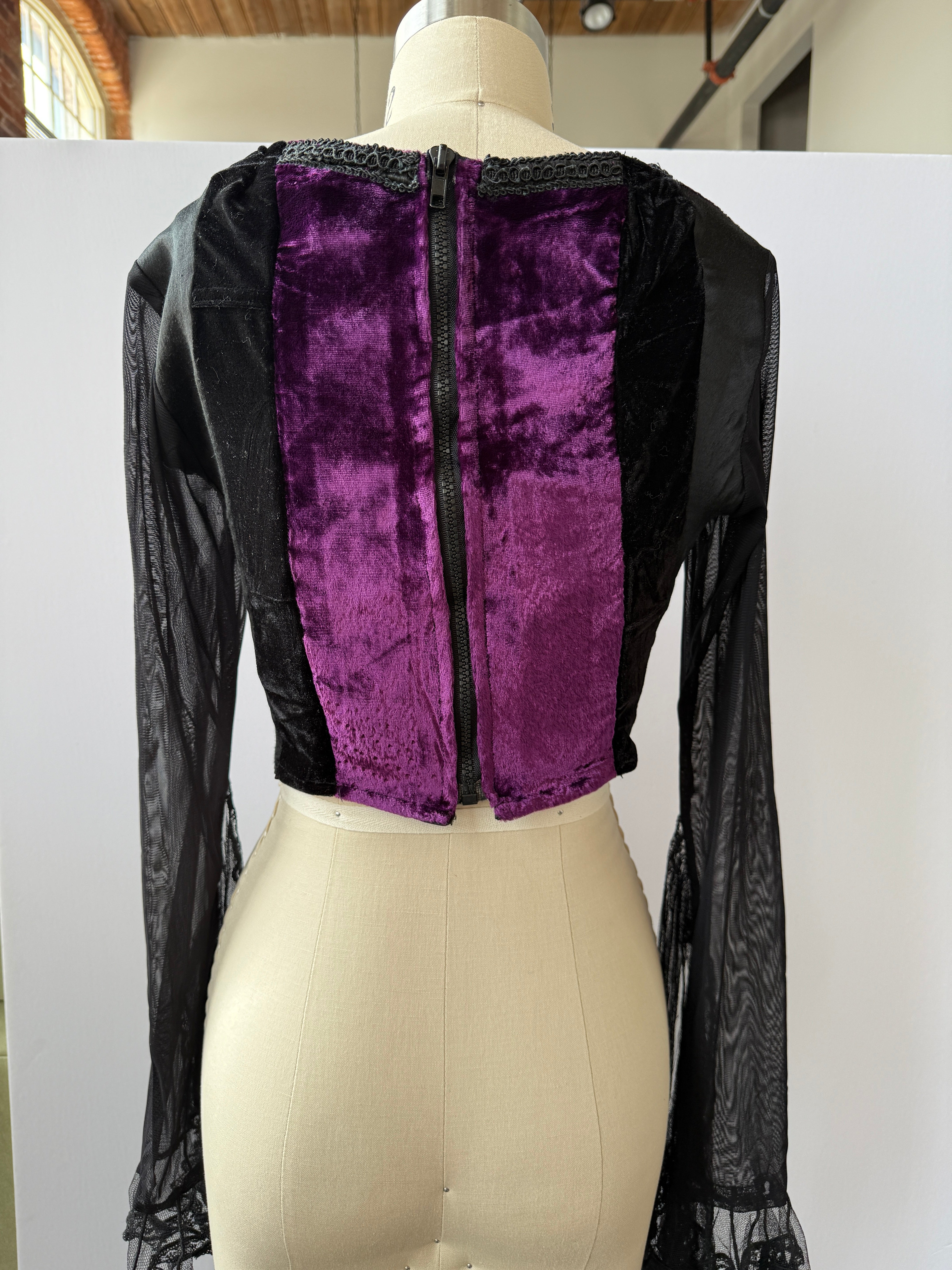 raven corset top