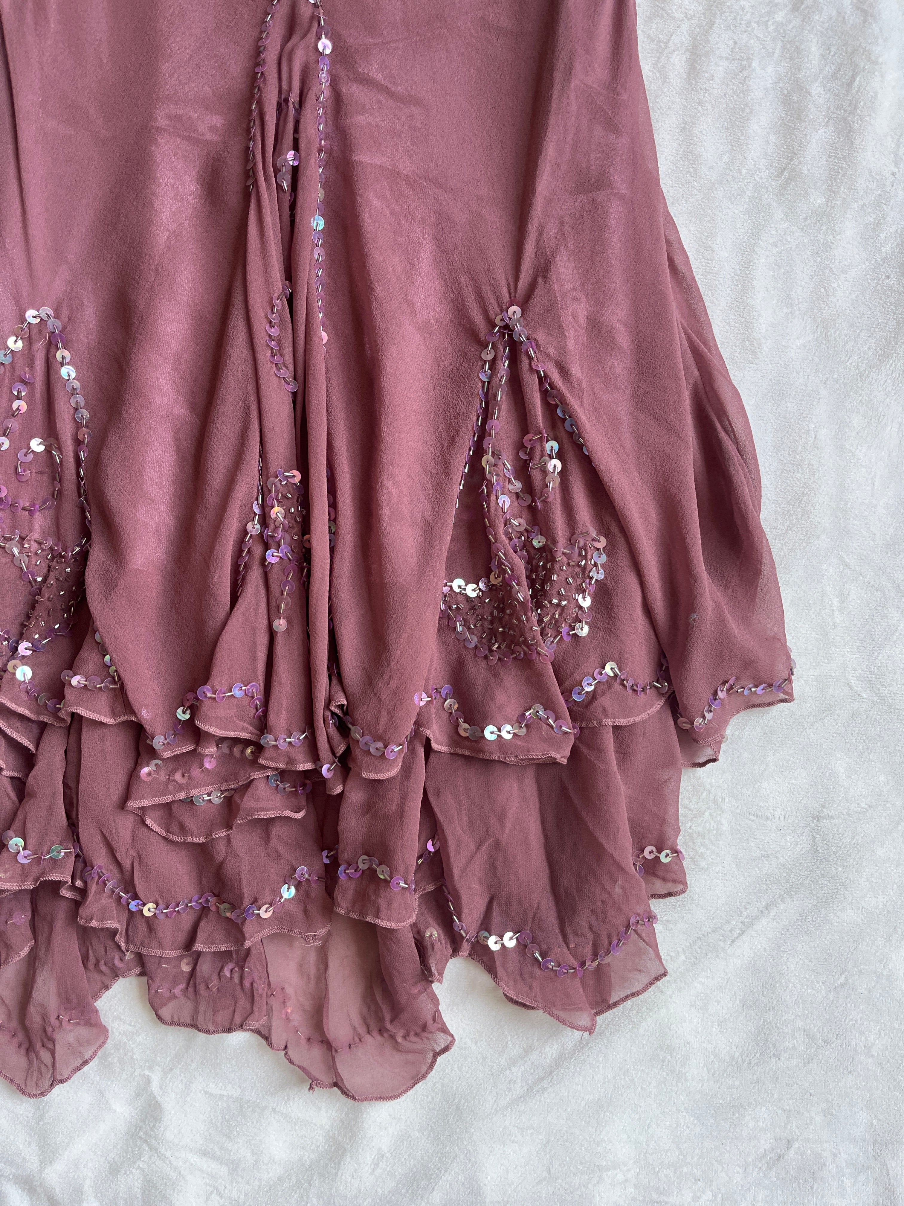 silk sequin fairy skirt🧚🏼‍♀️
