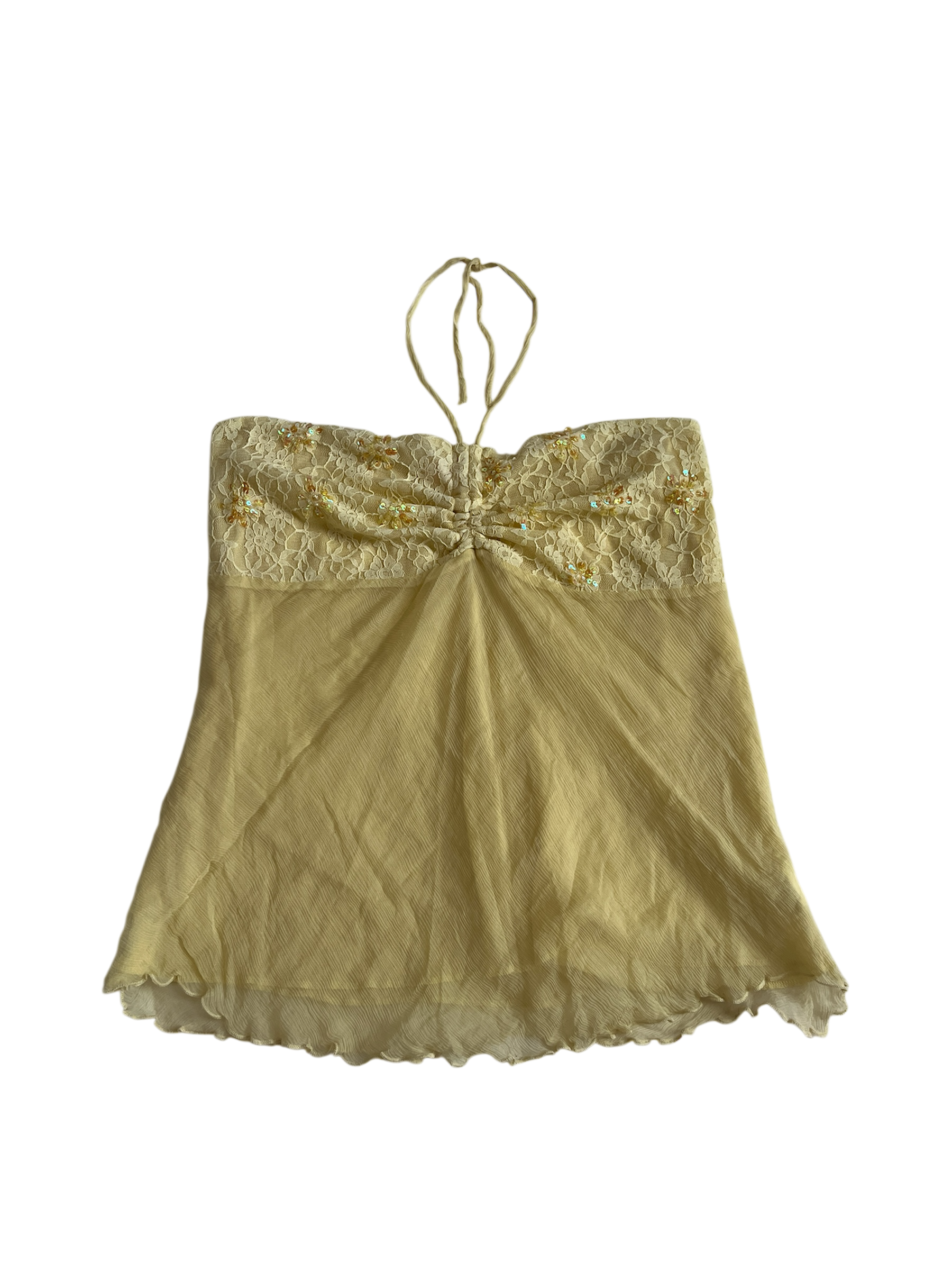 lemonade lace halter