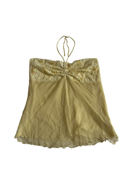 lemonade lace halter