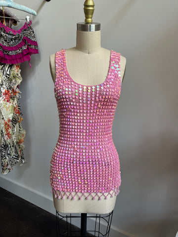 pink mermaid sequin top💖