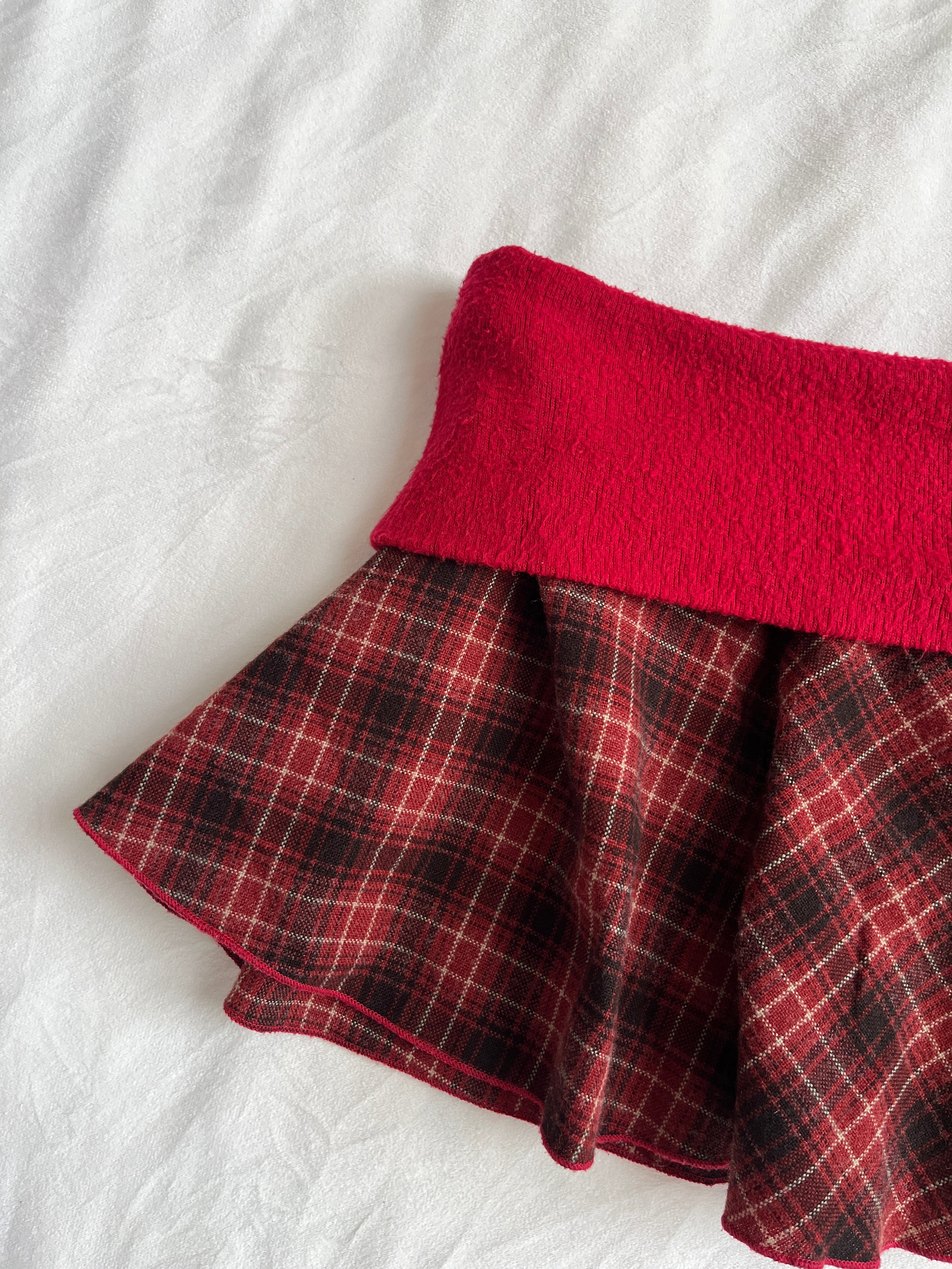 plaid foldover mini❣️
