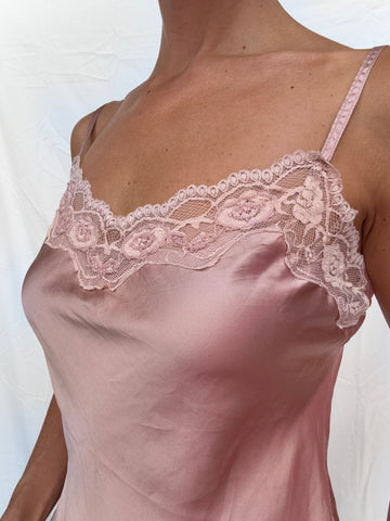 pink beaded cami