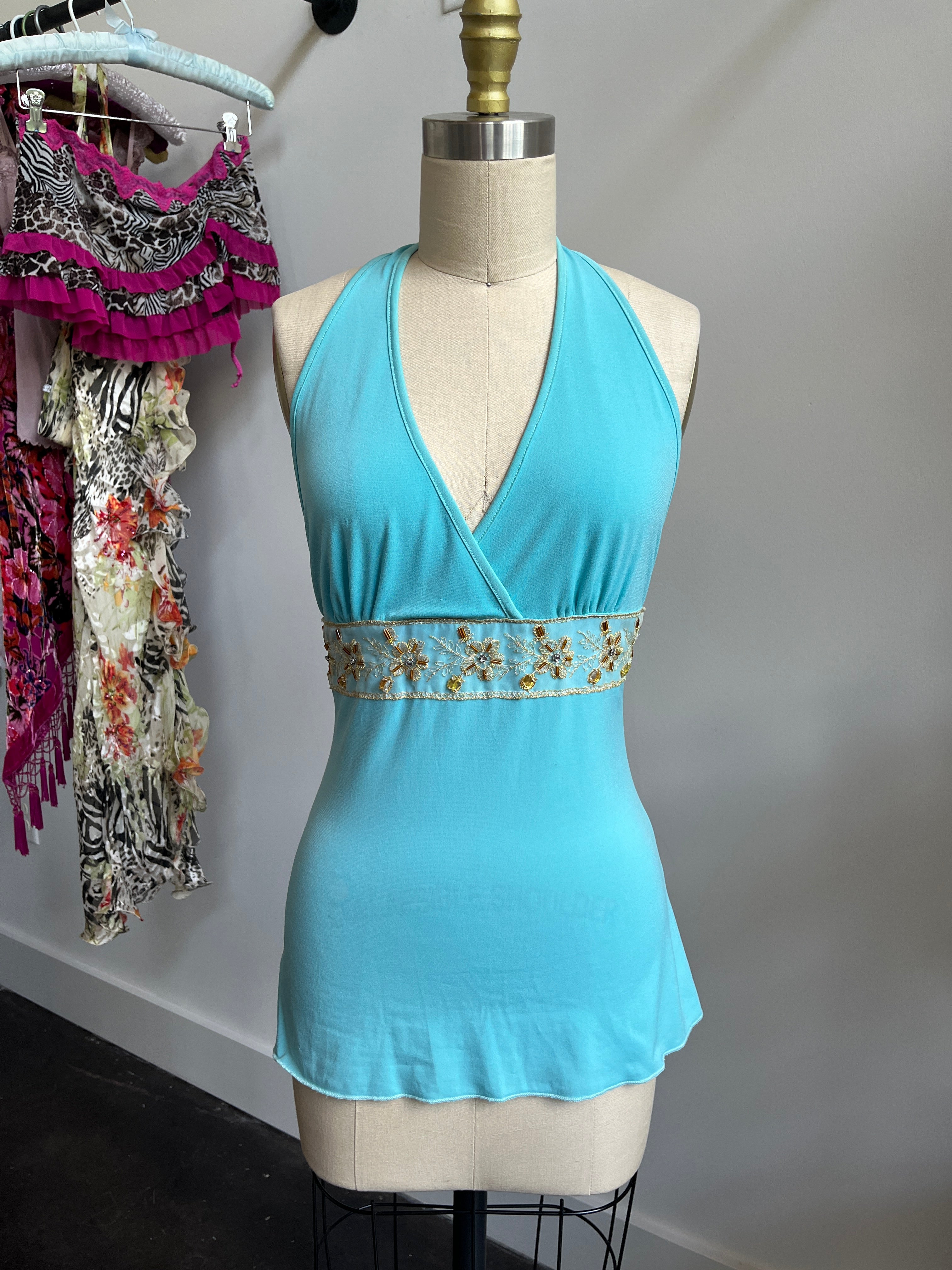 mermaid halter🩵