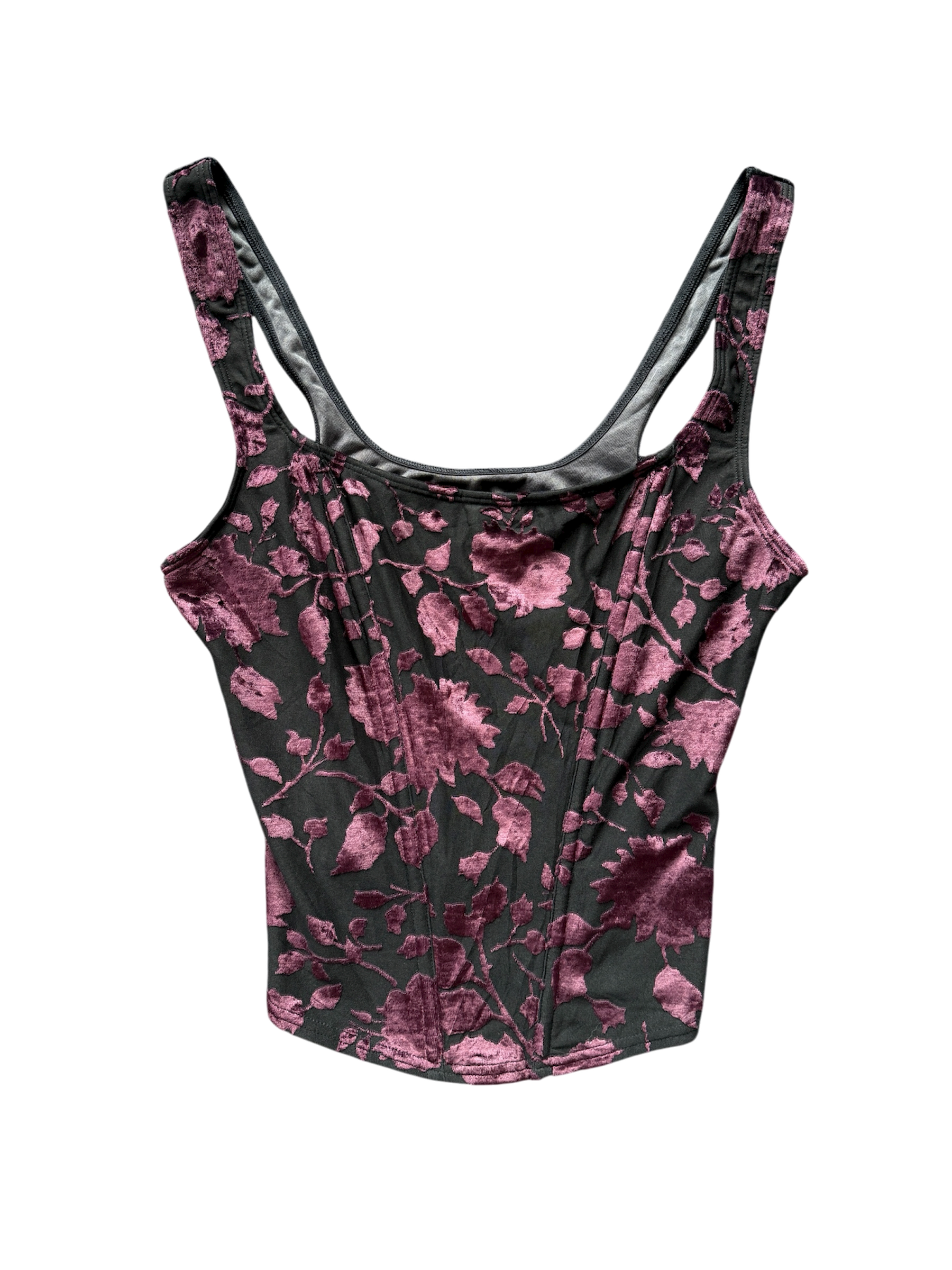 velvet burnout top