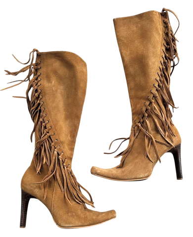 fringe boots