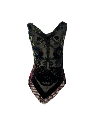 crushed velvet fringe