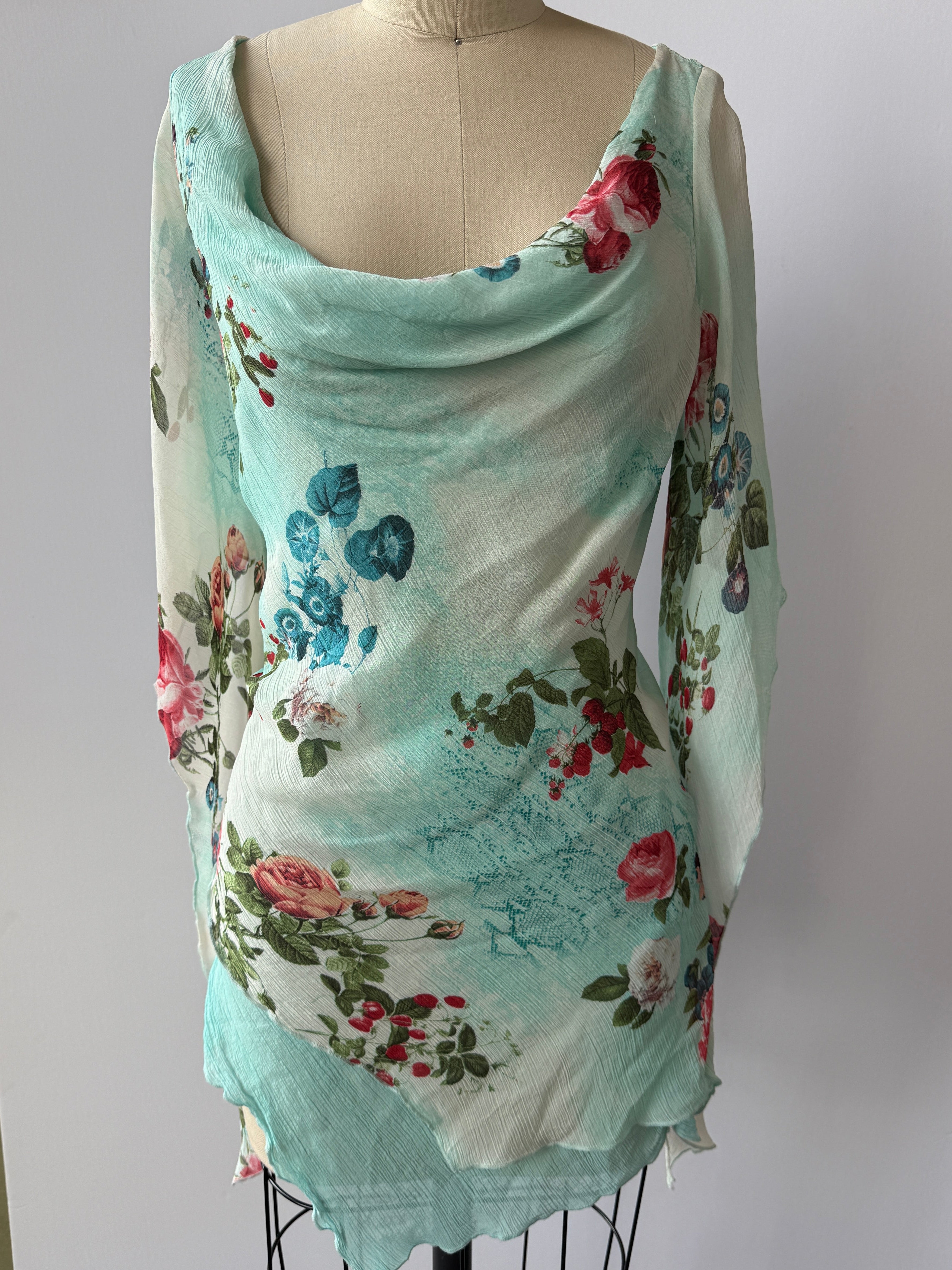 cowl neck fairy top