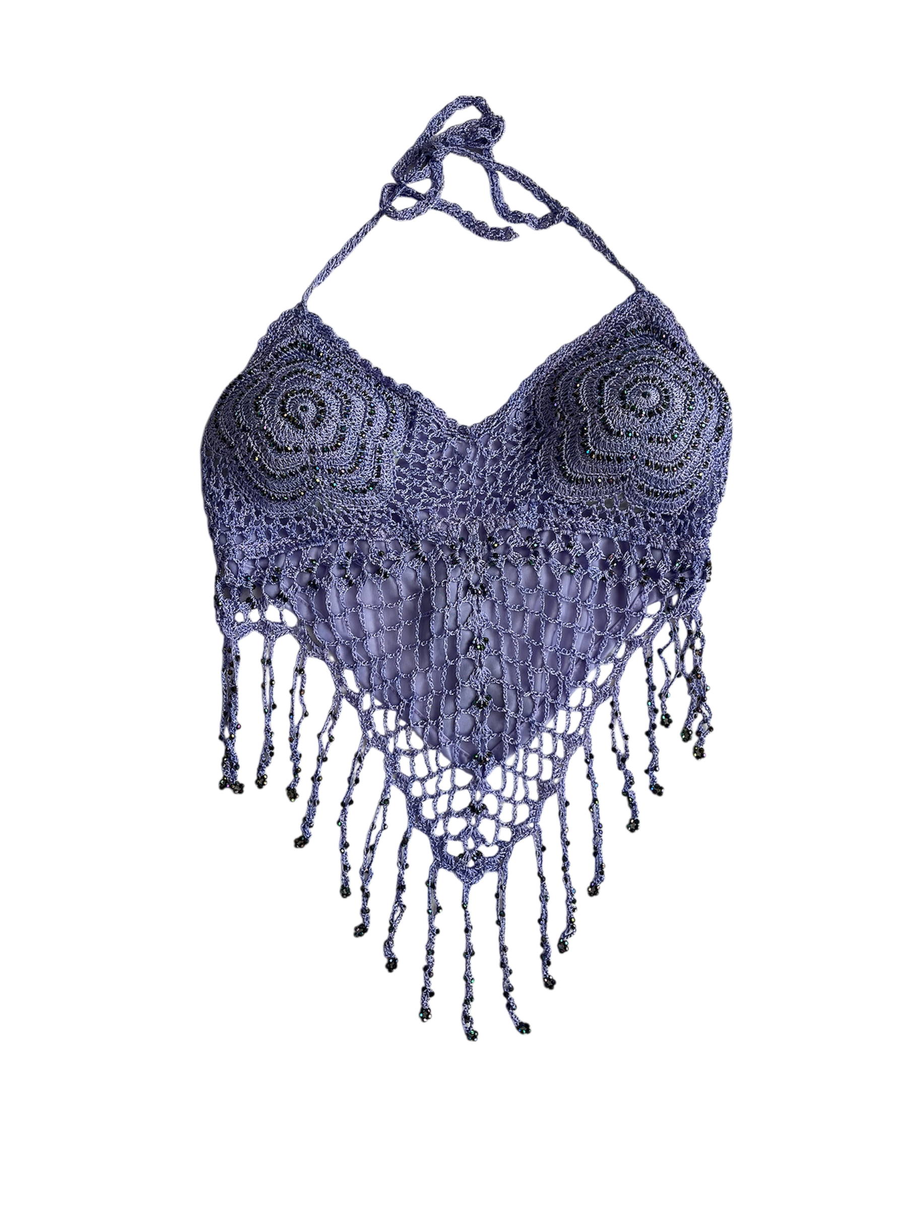purple crochet halter💜