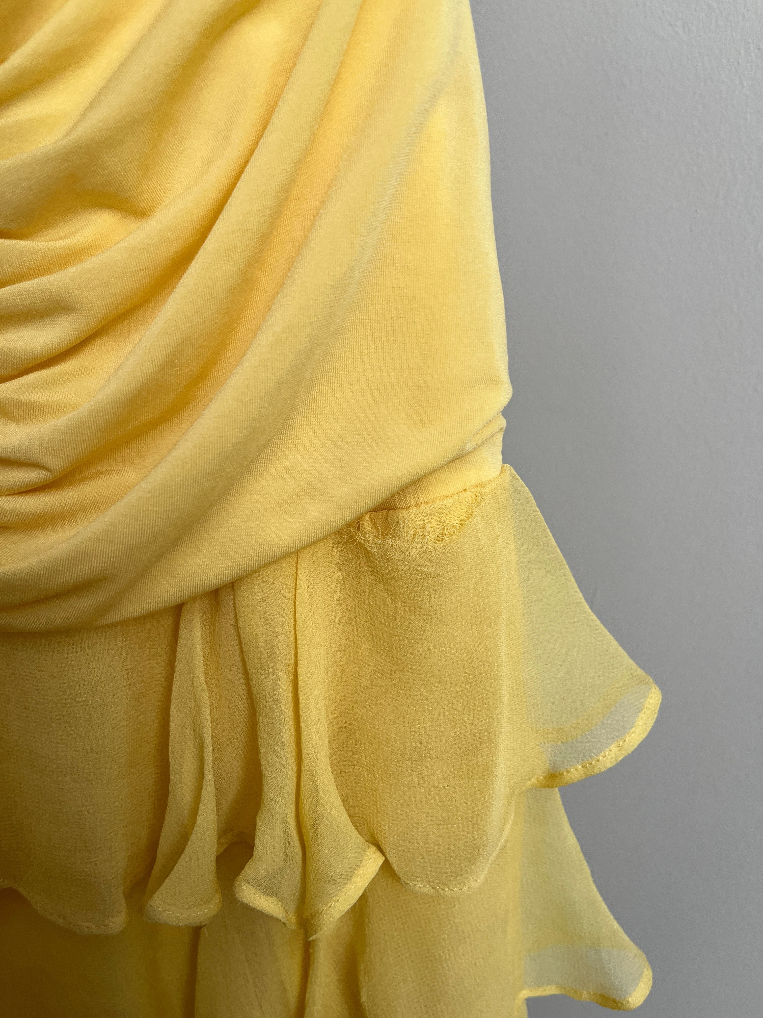 lemon drop halter dress