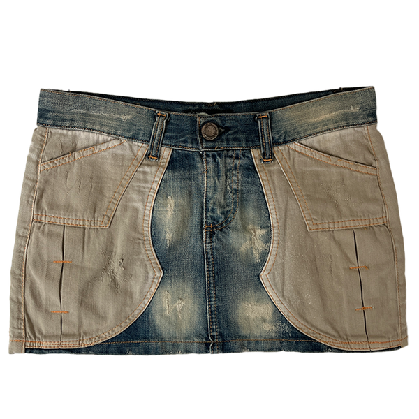 CARGO DENIM MINI