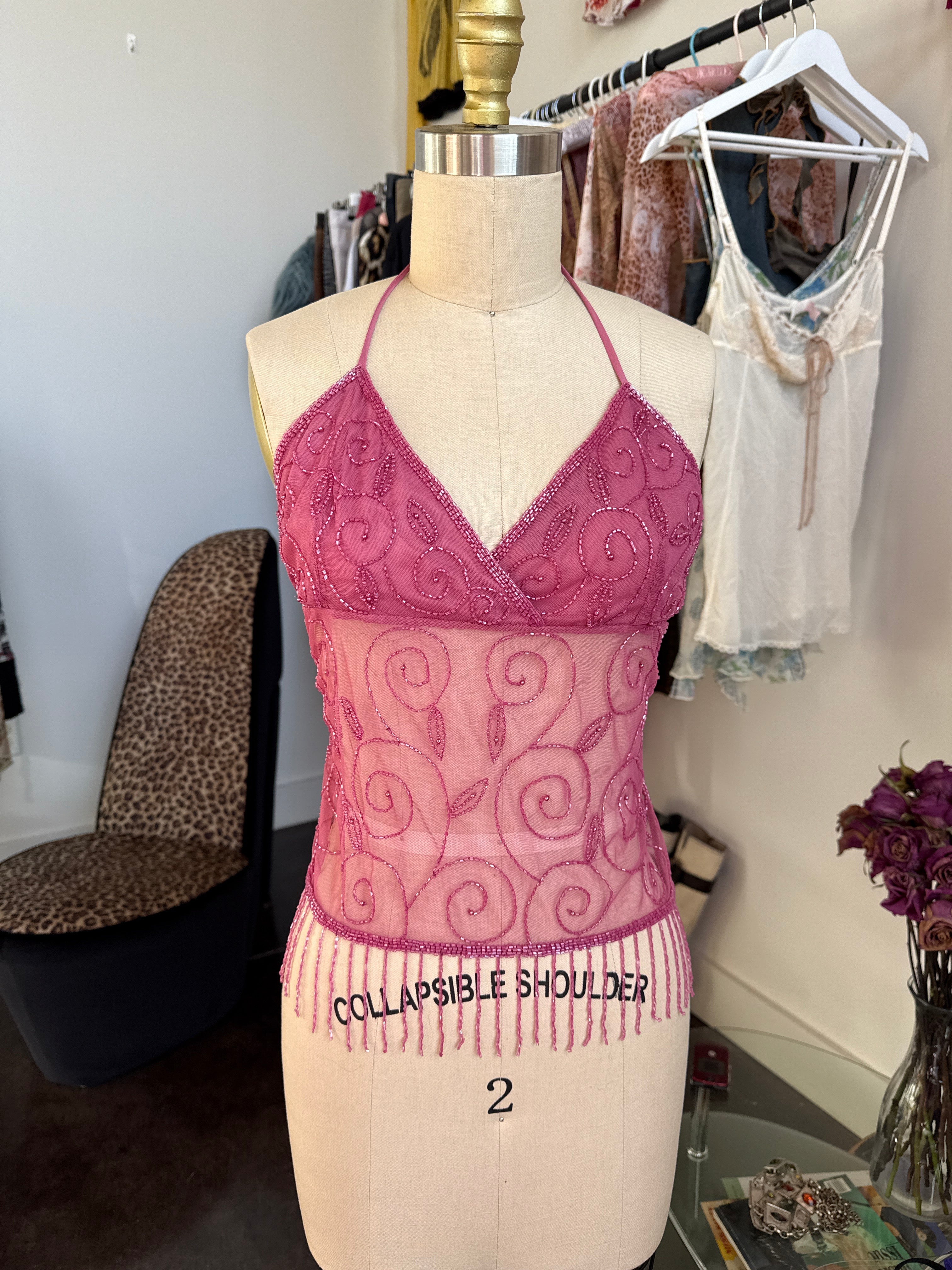 beaded passport halter