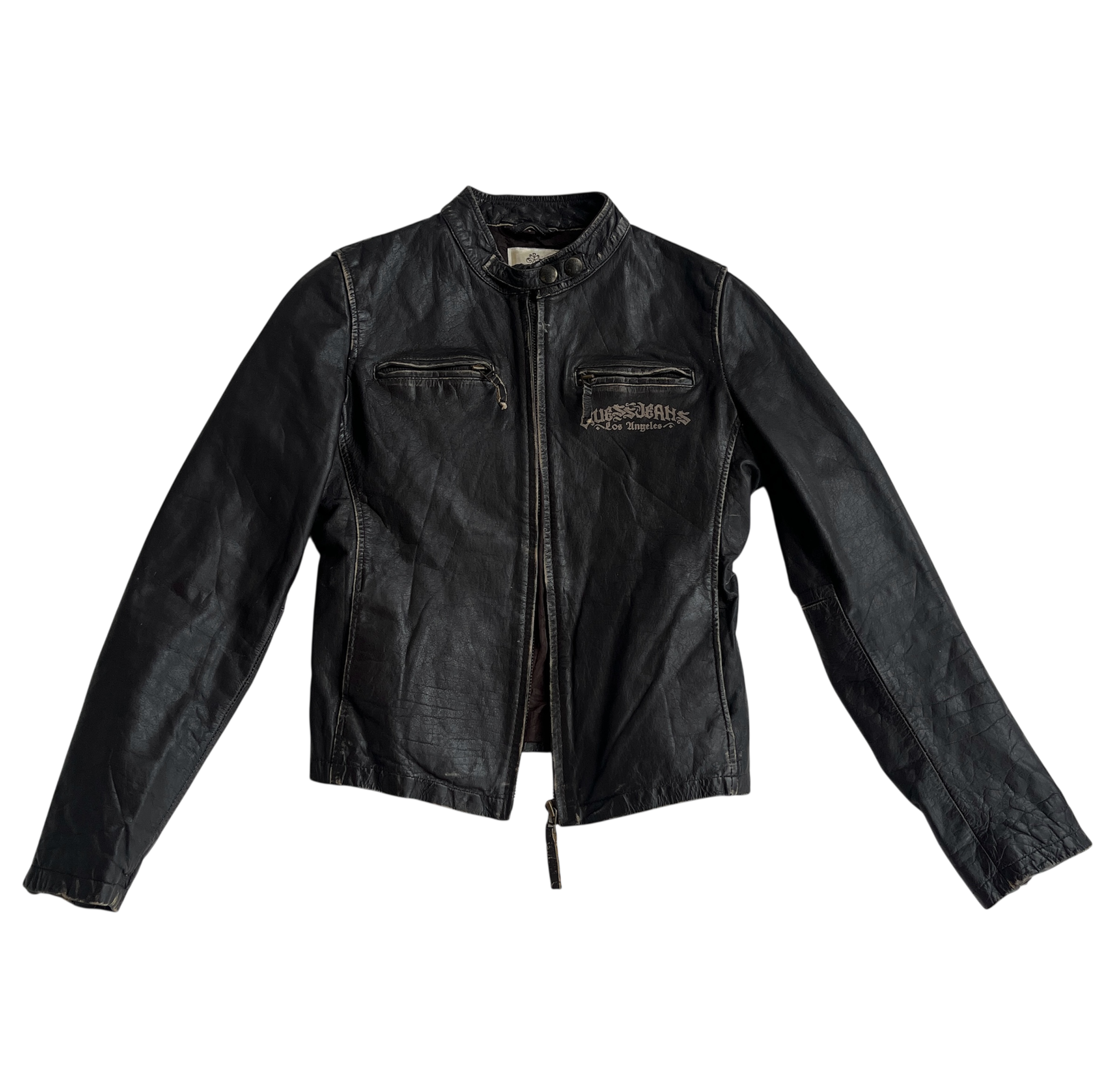 guess leather jacket