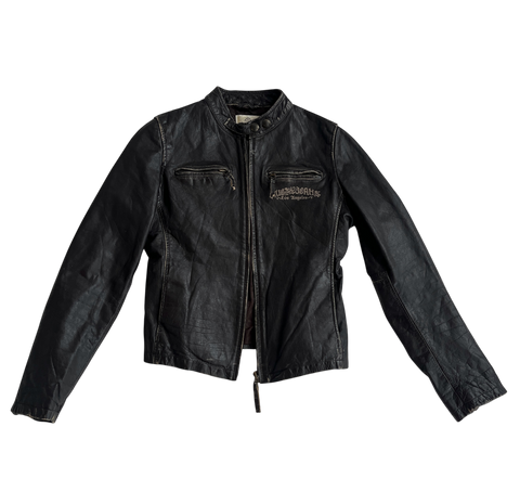 guess leather jacket