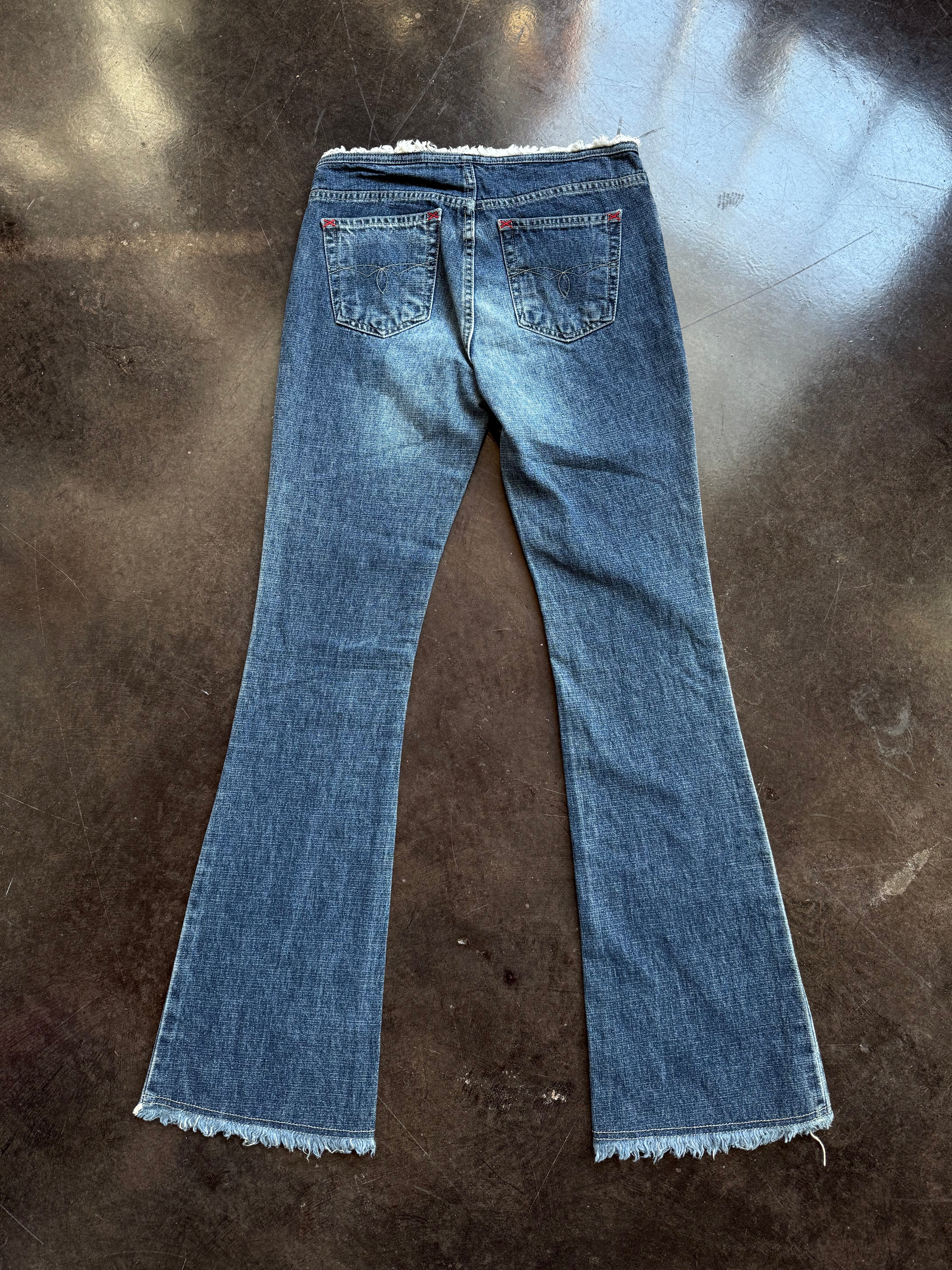 y2k distressed jeans