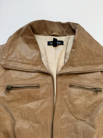 euro leather bomber