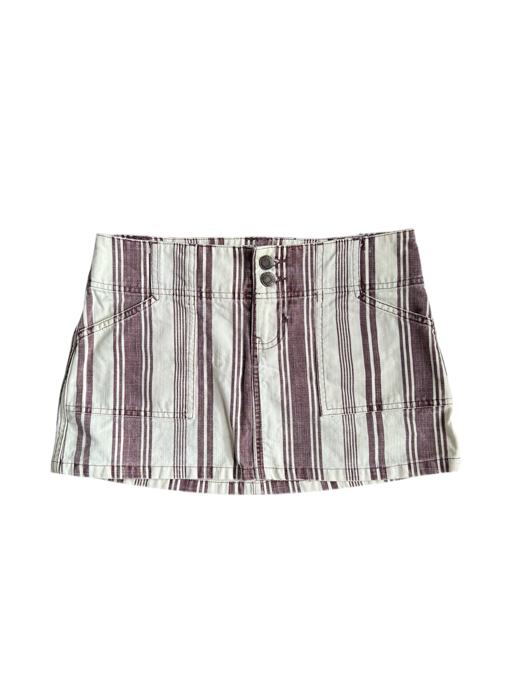 striped Abercrombie skirt