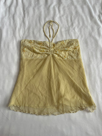 lemonade lace halter
