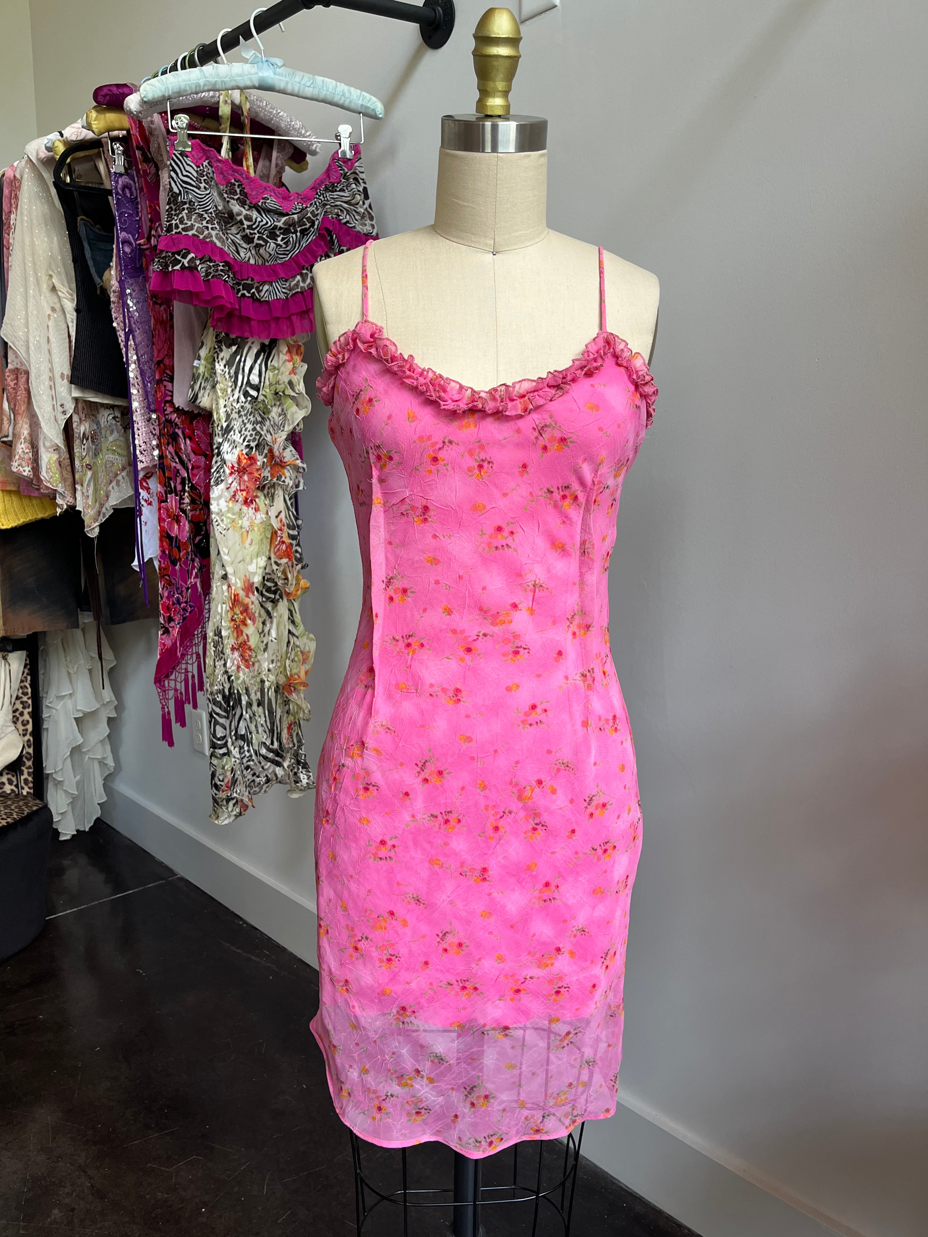 flirty floral dress