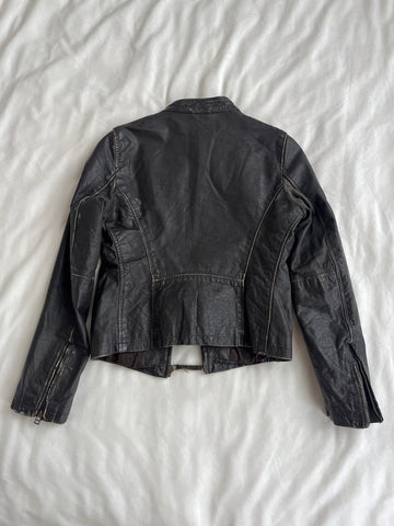 guess leather jacket